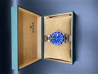 Besozzo - Via XXV Aprile 49 - Orologio Rolex Uomo Submariner Date in Acciaio/Oro giallo ROLEX SUBMARINER 16613 ROLESOR BLU DIAL - ROLEX SUBMARINER 16613 ROLESOR BLU DIAL